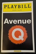 AVENUE Q Broadway Playbills - Excellent Condition!