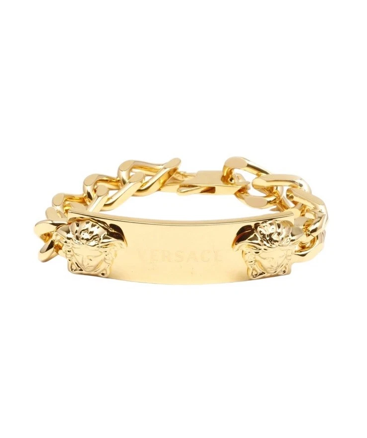 Deux Bracelets Dorés Avec Strass - Bijoux De Cocktail - Occasion En état Neuf