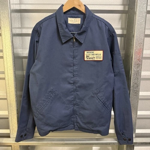 Imogene + Willie "Service Station" Jacket Men's Large Speedway Nashville Racer - product listing photo