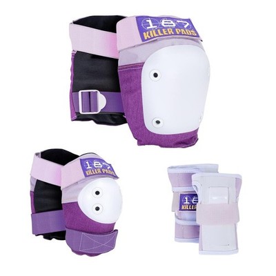 187 Killer Pads 6er Pack Sicherheitsset Lila Junior