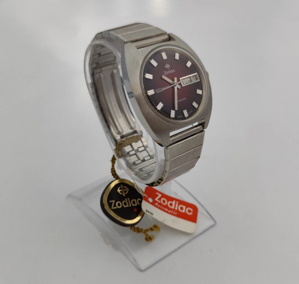 Zodiac NOS Ref 862 613 2168 Automatic Cal 86 Men's Watch - Image 3 of 4