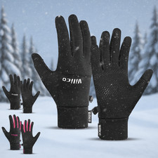 Men Women Winter Thermal Warm Windproof Ski Snowboarding Driving Work Gloves
