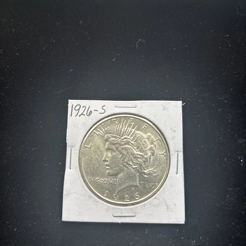 1926-S Peace Silver Dollar $1 BU Uncirculated 90% Silver