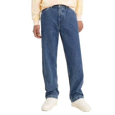 LEVI'S 568 STAY LOOSE CARPENTER PANTS MED INDIGO/SAFE IN CH