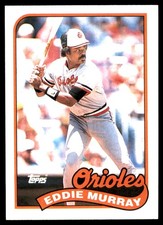 Eddie Murray 1989 Topps #625 Orioles MLB READ FREE SHIPPING AutographDen