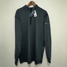 Cutter & Buck Microsoft Men’s XXL Quarter Zip Pullover Jacket Blue Gray NWT