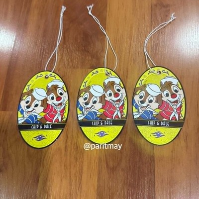 Disney Adventure Concierge Chip Dale First Priority Luggage Tags Set 3 (NEW)