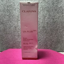 Clarins UV Plus 5P Anti-Pollution Face Sunscreen SPF 50 PA 50 mL Damaged box