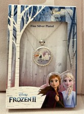 Disney Frozen II Olaf Fine Silver Plated Necklace