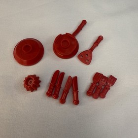LEGO Friends Accessories, Kitchen Utensils - INCOMPLETE SET - 11 Pieces