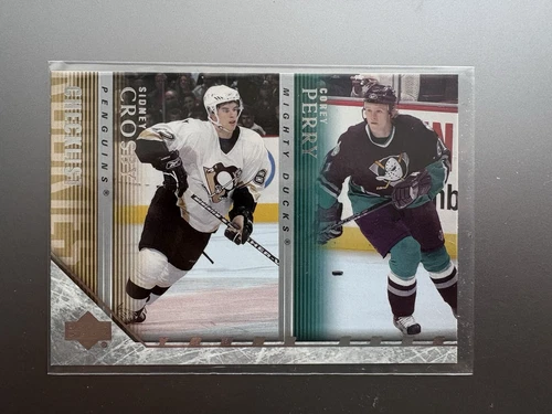 2005-06 Sidney Crosby Corey Perry Young Guns Rookie RC Checklist Series 1 Cup
