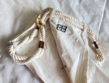 New Vintage Lauren Ralph Lauren Limited Edition Women Pants White 100 cotton 10