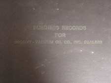 Vintage Socony Service Station Standard Oil Dealer Records