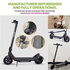 PEAK 650W PHANTOMGOGO A10 ELECTRIC SCOOTER 28 MI RANGE 15MPH FOLDABLE E-SCOOTER