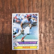 Topps 1979 Joe Morgan #20 Cincinnati Reds N.L. All-Star Baseball Card MLB