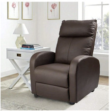 Recliner Chair, Recliner Sofa PU Leather For Adults, Recliners Home Theater Seat