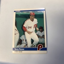 1984 Fleer Philadelphia Phillies Tony Perez