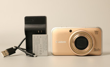 Canon PowerShot SX210 IS 14.1MP Compact Digital Camera Gold Tested From Japan