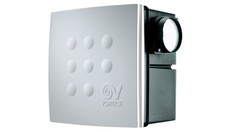 Ventilatore da incasso ventilatore radiale Quadro Micro IPX4 protezione dal bagnato dispositivo di scarico silenzioso