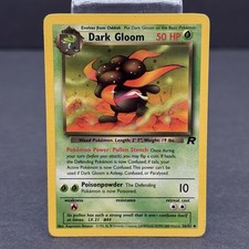 Dark Gloom Vintage Pokemon Card 36/82 Team Rocket Regular LP