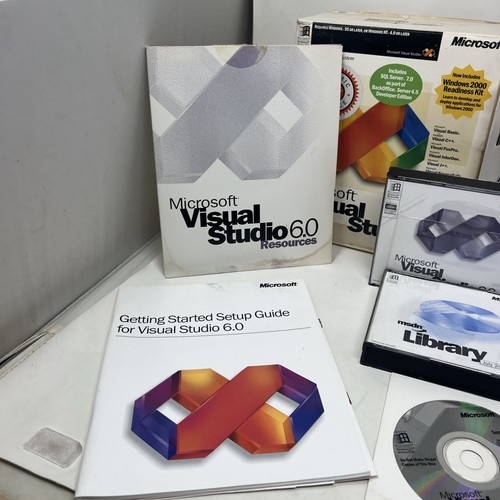 RARE AUTHENTIC Genuine Microsoft Visual Studio 6.0 Enterprise Edition 620-00139 - Picture 8 of 9