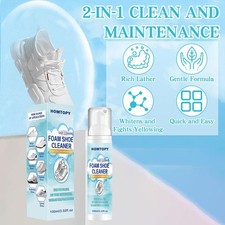 100ml White Shoes Cleaning Foam Cleaner Refreshed Polish For Sneakers Tool