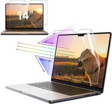 2 Pack Blue Light Matte Screen Protector for MacBook Pro 14-inch M1 M2 M3 M4 M5