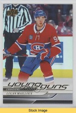 2024-25 Upper Deck Series 1 Young Guns Silver Foil Logan Mailloux #239 READ 1ee0