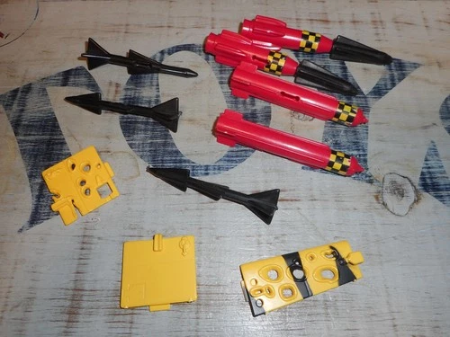 Tiger Rat Panel and missiles Lot 1988 GI Joe Hasbro Vintage Figure Vehicle