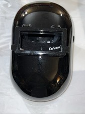 Tefuawe Black Flip Up Chopped Fiberglass Sugar Scoop Welding Helmet