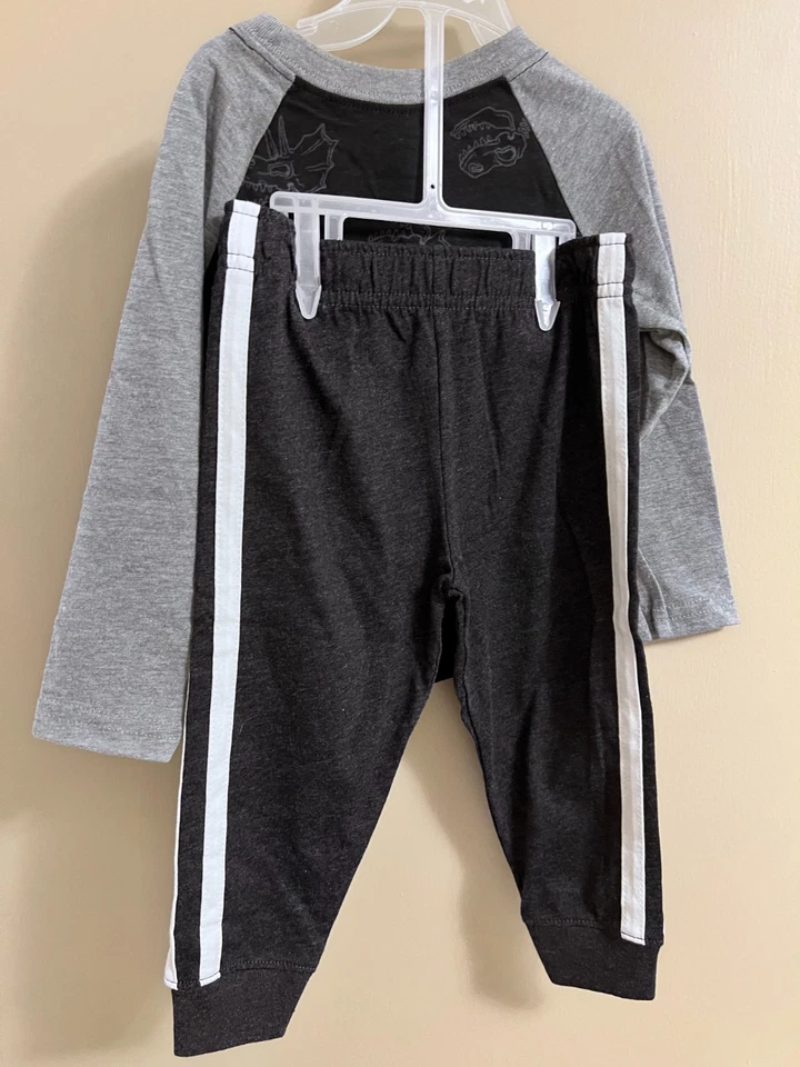 Roupa calça manga longa menino bebê 18 meses garanimals dinossauro - Imagem 4 de 4