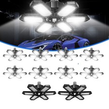 1-10 Pack LED Garage Light Bright Work Shop Ceiling Light Deformable Bulb Lamp