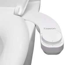 Toswin Left Handed Bidet Left Hand Bidet Left Side Control Bidet Attachment f...
