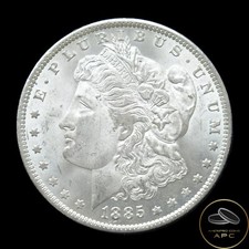 1885-O Morgan Dollar Brilliant Uncirculated 90% Silver Beauty