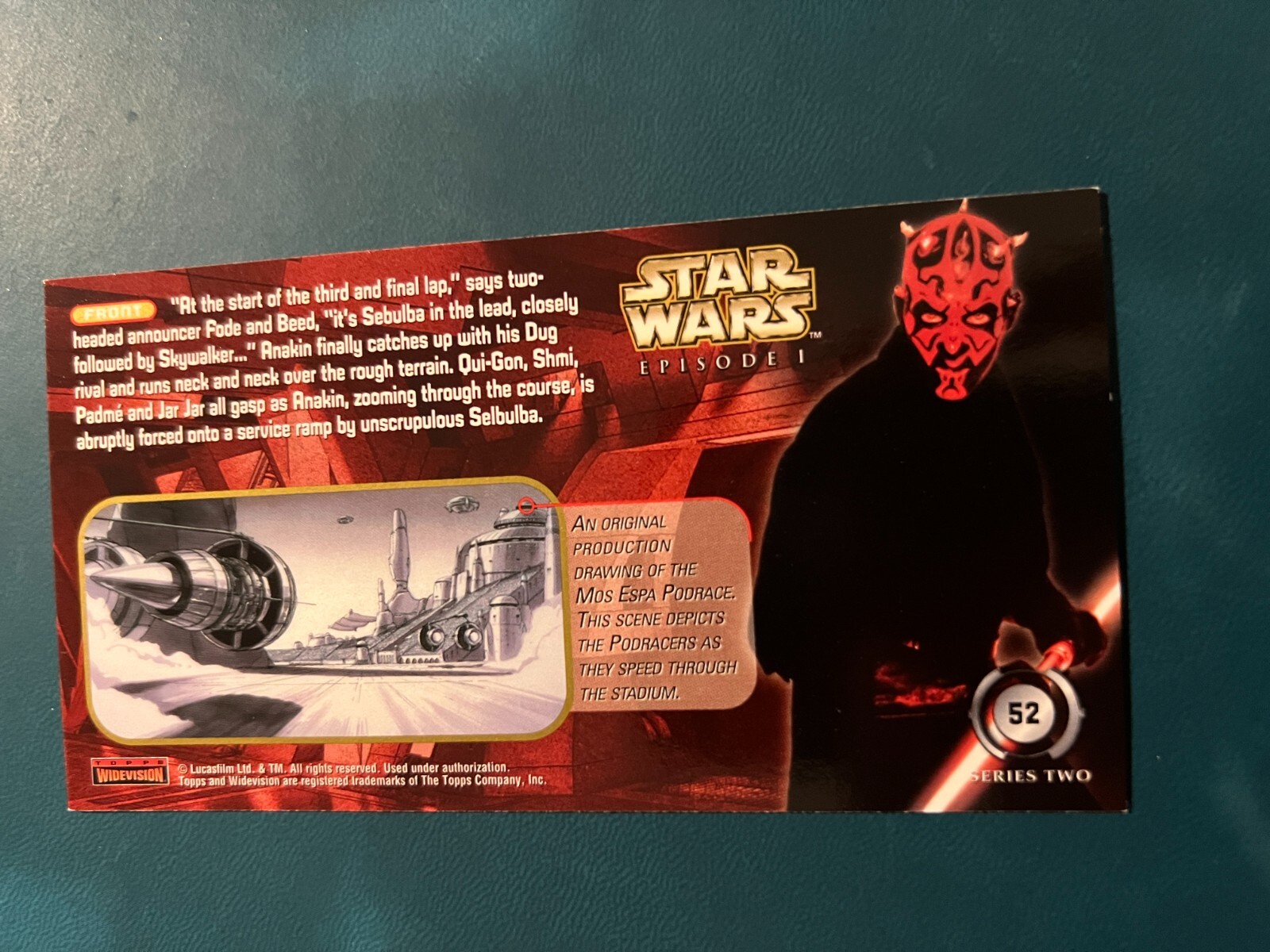 1999 Topps Star Wars Episode I SERIES 1-2 Widevision Complete Your Set U Pick - Picture 275 of 331