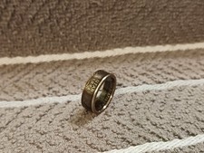 Utah Handcrafted Washington Quarters coin ring, size 7 2007
