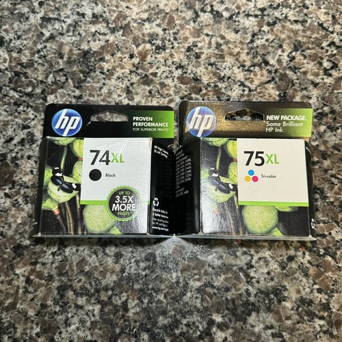 2-Pack HP 74XL Black Ink Cartridges - Remanufactured For Photosmart C4550, C4575
