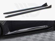 Maxton Design Side Skirts V4 Diffusers Gloss Black ABS for BMW M2 G87