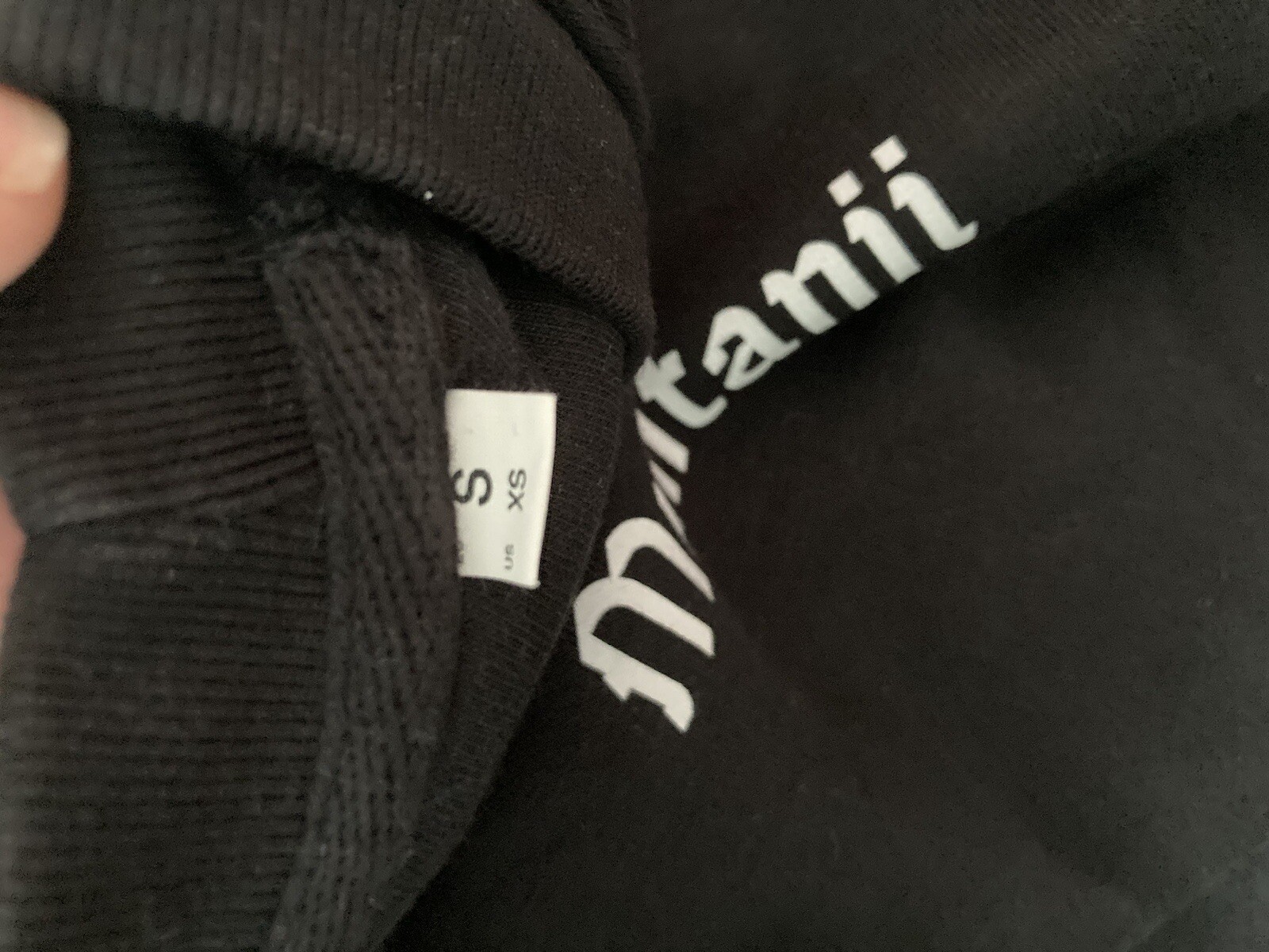 Muntanji Outdoor Jumper Small – Black Rare Retired Top 'Live Life One Mountain image 5
