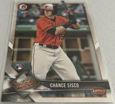 2018 Bowman Baseball Chance Sisco Baltimore Orioles rookie card #12