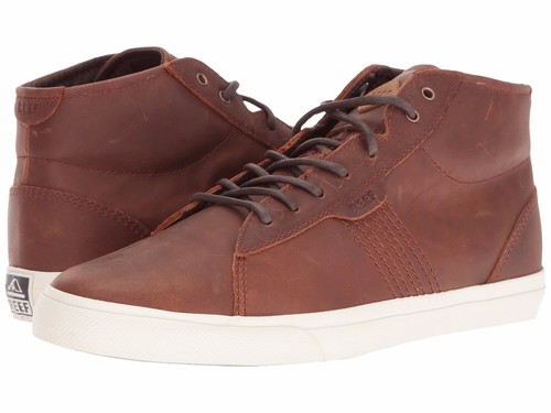 leather upper sneakers