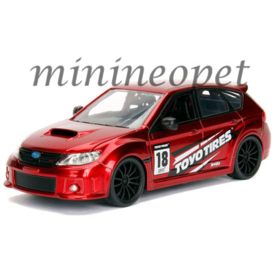 JADA 30389 JDM TUNERS 2012 SUBARU WRX STI 1/24 TOYO TIRES
