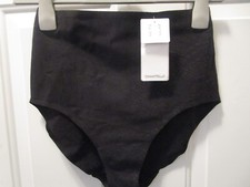 CHANTELLE COMFORT CHIC HIGH WAIST CONTROL BRIEF PANTIES IN BLACK  NEW