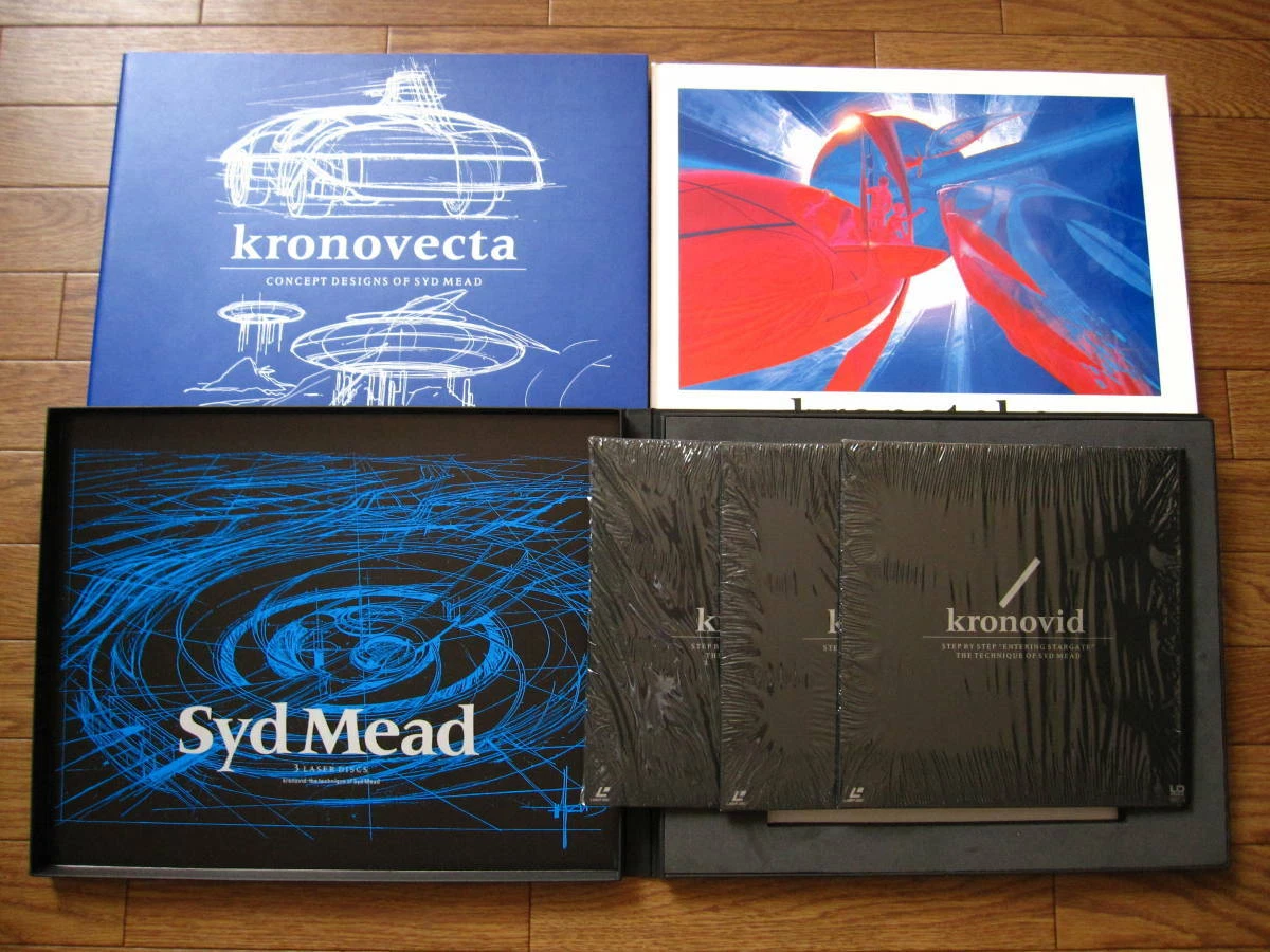 Syd Mead KRONOLOG Complete Art Set Illustration Book Gundam