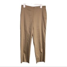 Alfred Dunner Tan Khaki Pull On Traditional Classic Fit Pants Size 10 NWT