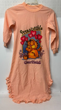 Vintage 1970s Garfield Pajamas Irresistable kids Nightgown