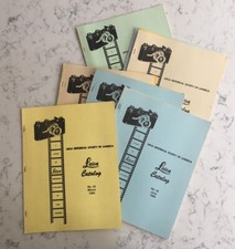 VINTAGE LEICA HISTORICAL SOCIETY CATALOG BOOK 1985-1987 CAMERA PHOTOGRAPHY