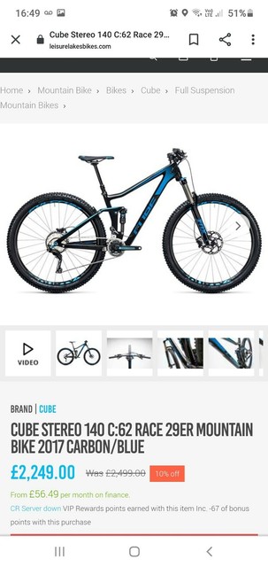 cube mountain bikes for sale ebay