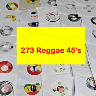 Reggae Vinyl Lot - 273 7  45s Fred Locks, Garnett Silk, Lutan Fyah, Ras Shiloh