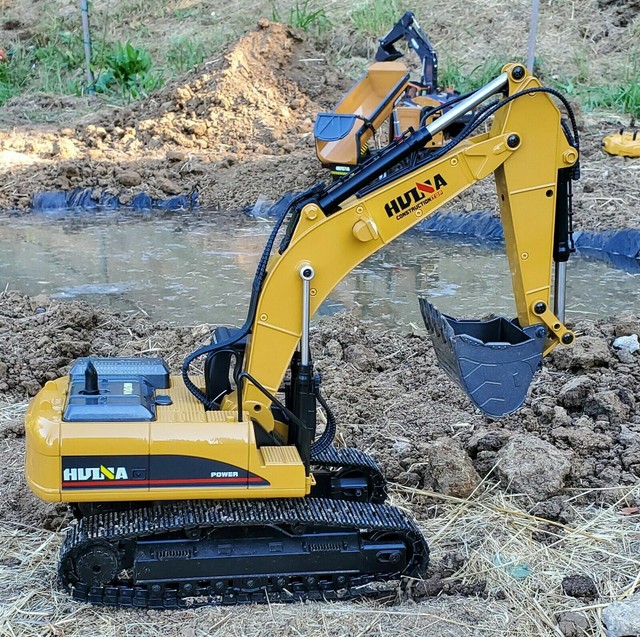 huina 580 rc excavator fullmetal